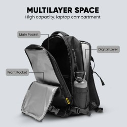 Armaggeddon Gaming Bag with Lock, USB-C, Splashproof - NOMAD-15 - Carbon — Buy in Cyprus with Fast Delivery