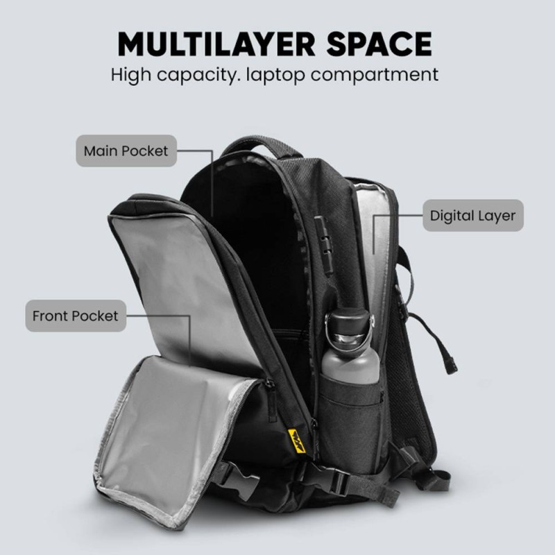 Armaggeddon Gaming Bag with Lock, USB-C, Splashproof - NOMAD-15 - Carbon — Buy in Cyprus with Fast Delivery