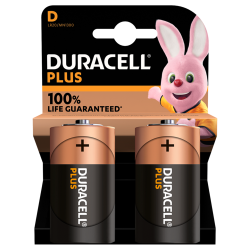 Duracell Alkaline D 2pcs Batteries Plus - D 2pcs — Buy in Cyprus with Fast Delivery