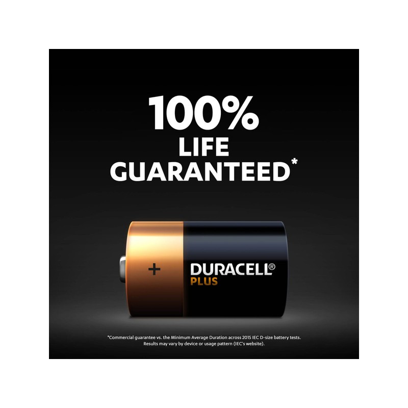 Duracell Alkaline D 2pcs Batteries Plus - D 2pcs — Buy in Cyprus with Fast Delivery