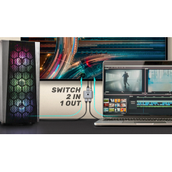 Unitek 2-Port HDMI Splitter Switch 8K - V1163A - 2-Port HDMI Splitter Switch 8K — Buy in Cyprus with Fast Delivery