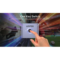 Unitek 2-Port HDMI Splitter Switch 8K - V1163A - 2-Port HDMI Splitter Switch 8K — Buy in Cyprus with Fast Delivery