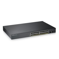 Zyxel SP 26-Port Gigabit PoE Managed Switch, 24 x PoE 170W - GS190024HPV2 - 26-Port, Gigabit PoE, Managed, 24 x PoE 170W
