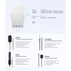 Sonoff WiFi Smart Switch TH Origin - THR316 - 16A — Buy in Cyprus with Fast Delivery