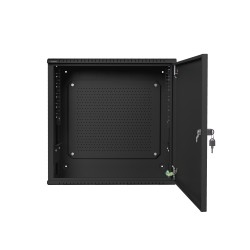 Lanberg Wall Rack - Z34159 - 19'' Low Profile 6U+3U Assembled Black — Buy in Cyprus with Fast Delivery
