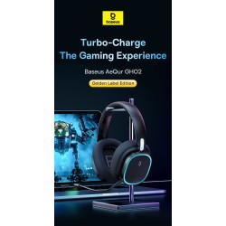 Baseus Wireless Headphones For PS5 PC Switch Gaming AeQur GH02 Black — Buy in Cyprus with Fast Delivery
