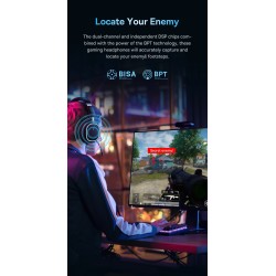 Baseus Wireless Headphones For PS5 PC Switch Gaming AeQur GH02 Black — Buy in Cyprus with Fast Delivery