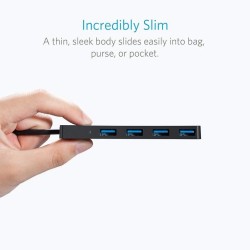 Anker USB-A Hub - 3.0 Ultra Slim 4-Ports — Buy in Cyprus with Fast Delivery