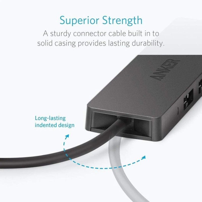 Anker USB-A Hub - 3.0 Ultra Slim 4-Ports — Buy in Cyprus with Fast Delivery