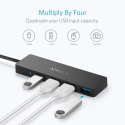 Anker USB-A Hub - 3.0 Ultra Slim 4-Ports — Buy in Cyprus with Fast Delivery