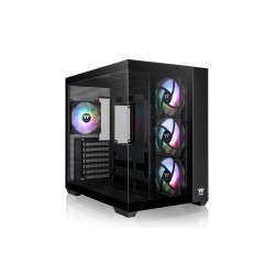 Thermaltake View 380 TG ARGB - Mid Tower PC Case - Black, Tempered Glass, ARGB Fans — Buy in Cyprus with Fast Delivery
