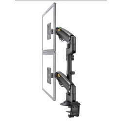 NBMounts Twin Arm Gas Desktop Monitor Mount (upgraded version) - H180 - Twin Arm Gas Desktop Monitor Mount (upgraded version)