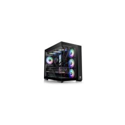 Thermaltake View 380 TG ARGB - Mid Tower PC Case - Black, Tempered Glass, ARGB Fans — Buy in Cyprus with Fast Delivery