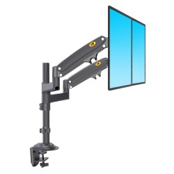 NBMounts Twin Arm Gas Desktop Monitor Mount (upgraded version) - H180 - Twin Arm Gas Desktop Monitor Mount (upgraded version)