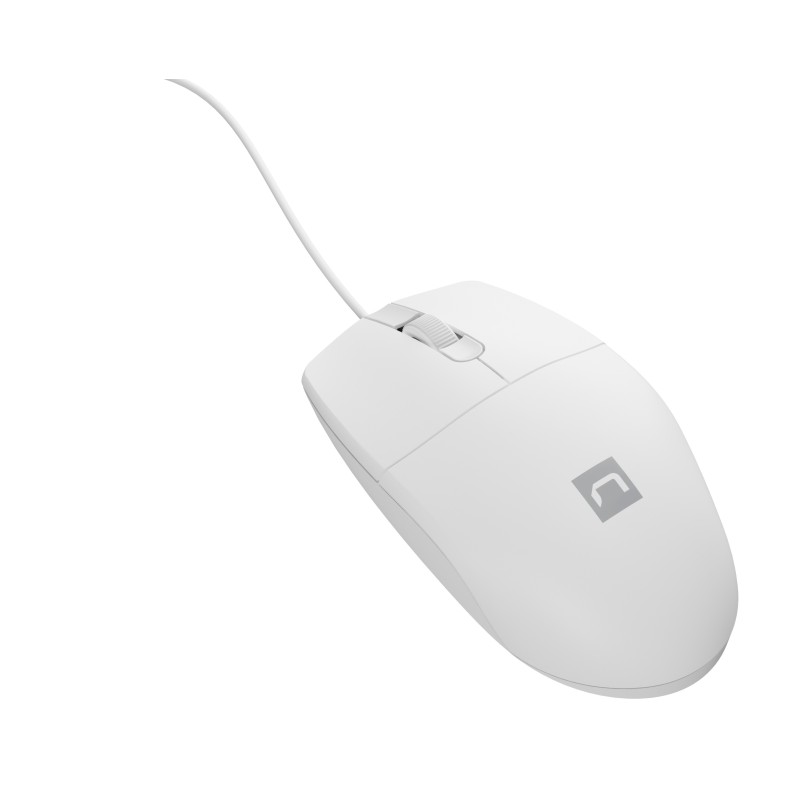 Natec Mouse - RUFF 2 - Wired Optical 1000DPI White — Buy in Cyprus with Fast Delivery