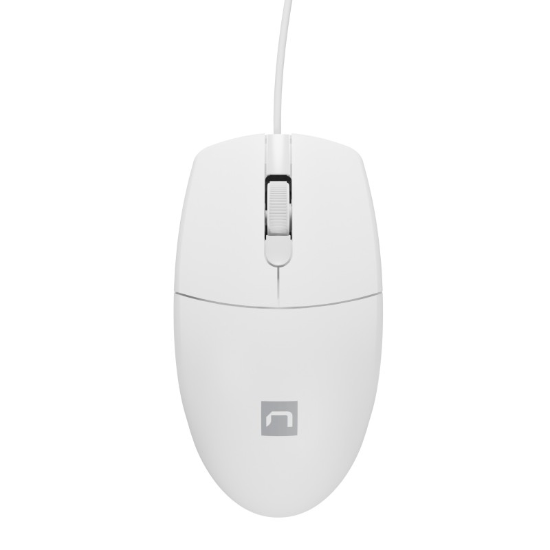 Natec Mouse - RUFF 2 - Wired Optical 1000DPI White — Buy in Cyprus with Fast Delivery