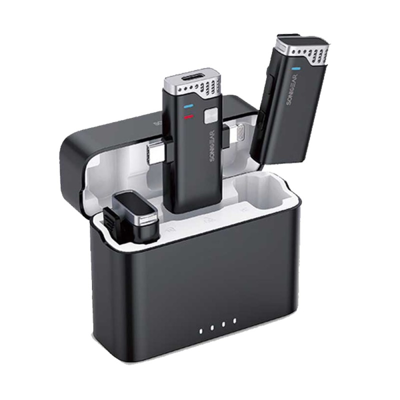 SonicGear Wireless 2x Lavalier ClipOn Microphones - WLM3000 DUO - SonicGear Wireless 2x Lavalier ClipOn Microphones