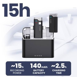 SonicGear Wireless 2x Lavalier ClipOn Microphones - WLM3000 DUO - SonicGear Wireless 2x Lavalier ClipOn Microphones