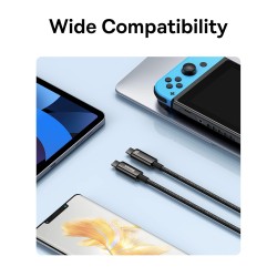 Baseus Cable USB-C to USB-C Tungsten Gold Black - 240W 1.0m — Buy in Cyprus with Fast Delivery