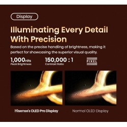 Hisense TV - 55A85N - 55'' 4K Smart OLED 120Hz TV — Buy in Cyprus with Fast Delivery