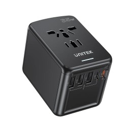 Unitek Universal Travel Wall Charger - P1121A - 35W 2xUSB-C + 3xUSB-A — Buy in Cyprus with Fast Delivery