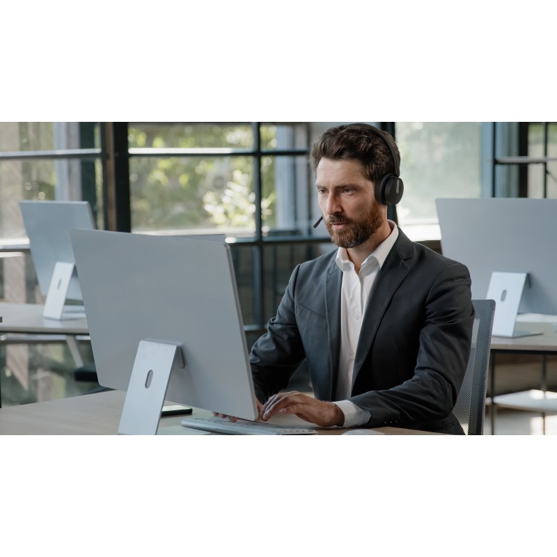 Yealink Headset - WH64 - Wireless Dual-Mode DECT Bluetooth 3-Mic NC with DECT Dongle — Buy in Cyprus with Fast Delivery