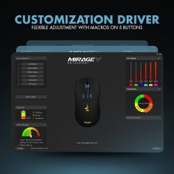 Armaggeddon Gaming Mouse - MIRAGE-V - Wired+2.4G+BT Recharge 5B White — Buy in Cyprus with Fast Delivery
