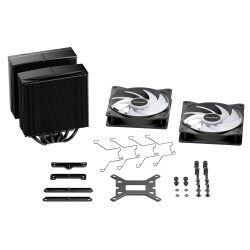 be quiet! Pure Rock Pro 3 LX - BK043 - Black, Dual 120mm PWM Fans, 6 Heatpipes, 250W TDP — Buy in Cyprus with Fast Delivery