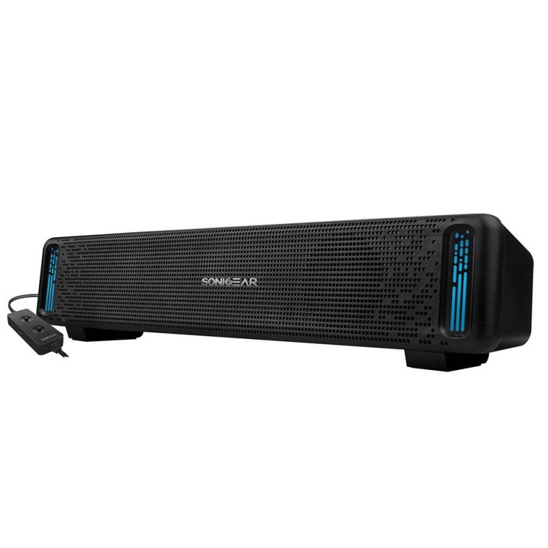 SonicGear SONICBAR USB RGB Soundbar Black - U200 - USB RGB Soundbar Black — Buy in Cyprus with Fast Delivery