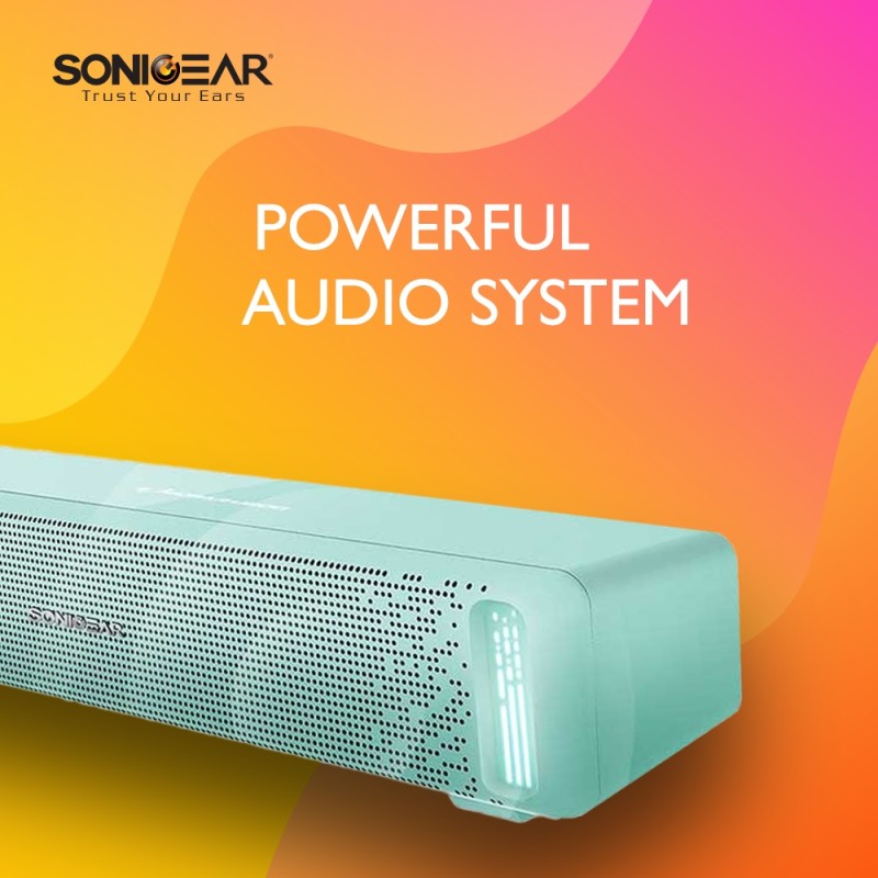 SonicGear SONICBAR USB RGB Soundbar Black - U200 - USB RGB Soundbar Black — Buy in Cyprus with Fast Delivery