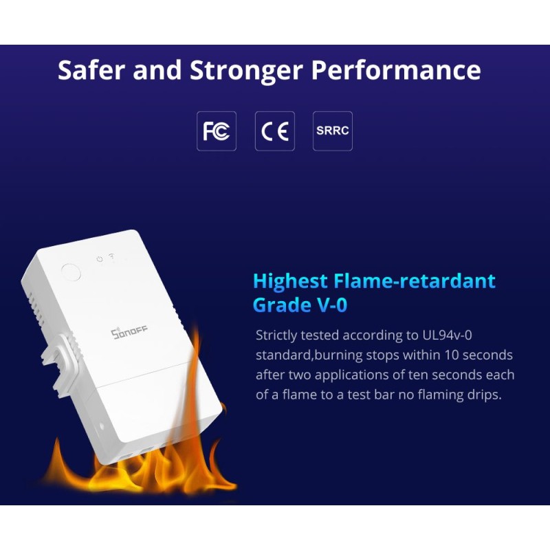 Sonoff WiFi Smart Switch POW Origin Smart Power Meter - POWR3 - 16A — Buy in Cyprus with Fast Delivery