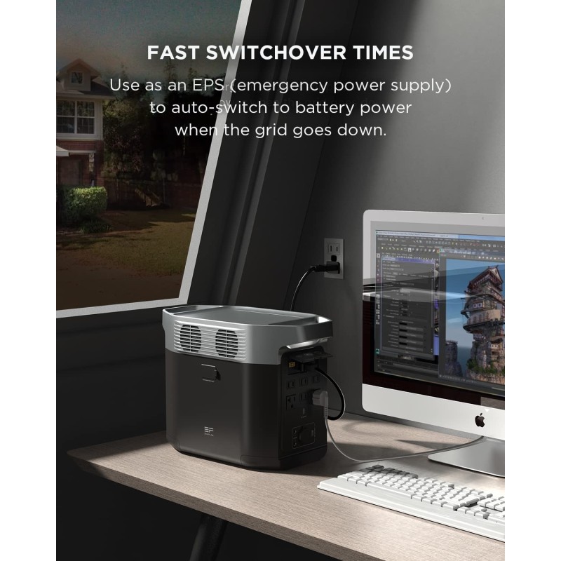 EcoFlow Portable Power Station - DELTA 2 - UK, 1800W — Buy in Cyprus with Fast Delivery