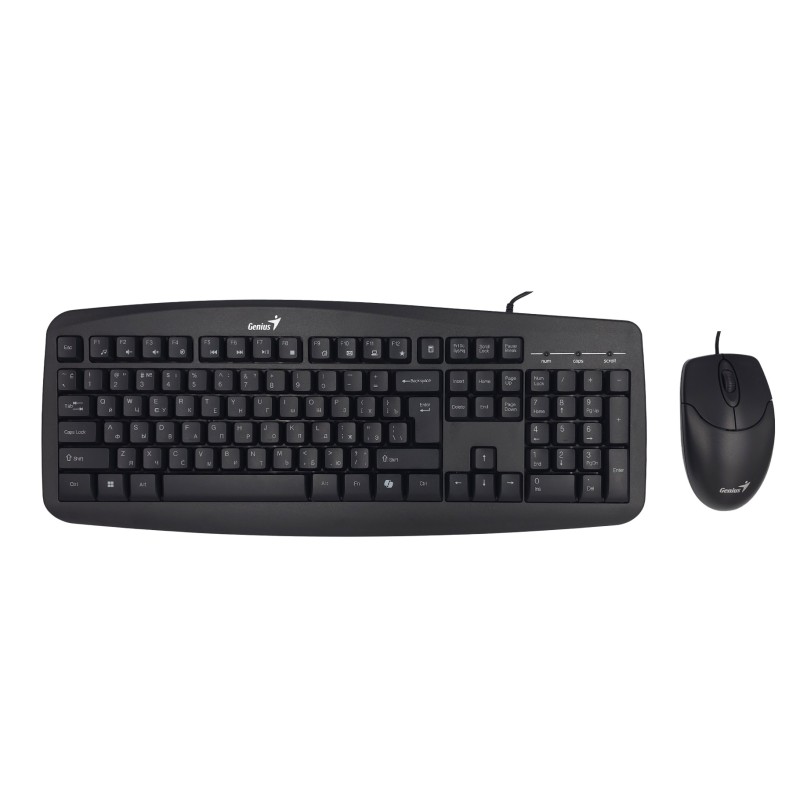 Genius Keyboard-Mouse Set - KM-200 - Wired, Russian — Buy in Cyprus with Fast Delivery