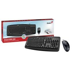 Genius Keyboard-Mouse Set - KM-200 - Wired, Russian — Buy in Cyprus with Fast Delivery