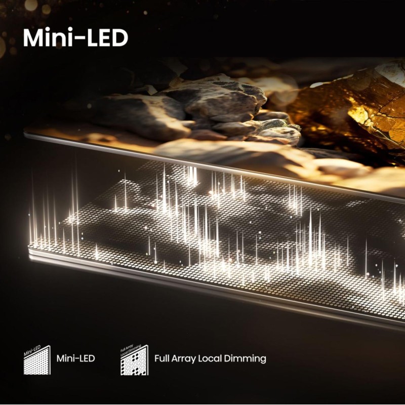 Hisense TV - 75E8Q - 75'' 4K Smart QLED MINI LED 144hz TV — Buy in Cyprus with Fast Delivery