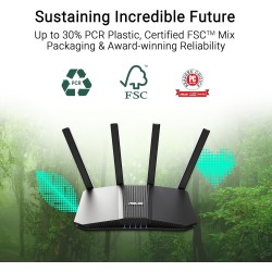 ASUS WLAN Router - BE3600 - Wi-Fi 7 Dual Band 2.5GbE VPNFusion USB RT-BE58U — Buy in Cyprus with Fast Delivery