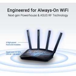 ASUS WLAN Router - BE3600 - Wi-Fi 7 Dual Band 2.5GbE VPNFusion USB RT-BE58U — Buy in Cyprus with Fast Delivery