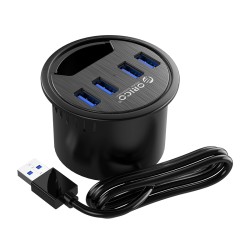 Orico USB-A Hub - DESK-4U - USB-A Hub 4Port USB3.0 Desktop Mount — Buy in Cyprus with Fast Delivery