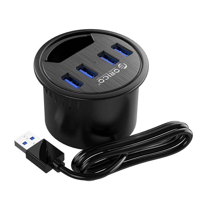 Orico USB-A Hub - DESK-4U - USB-A Hub 4Port USB3.0 Desktop Mount — Buy in Cyprus with Fast Delivery