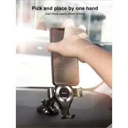 Baseus Osculum Type Gravity Dashboard Car Mount - SUYL-XP0S - Osculum Type Gravity Dashboard Car Mount Black