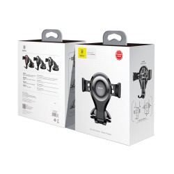 Baseus Osculum Type Gravity Dashboard Car Mount - SUYL-XP0S - Osculum Type Gravity Dashboard Car Mount Black