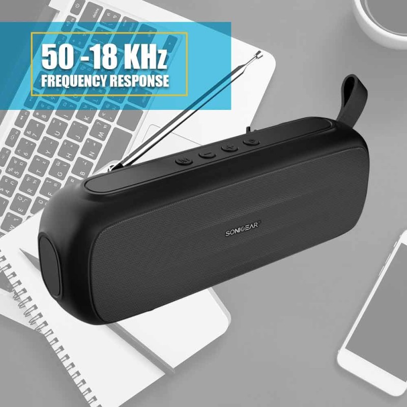 SonicGear Portable Speaker - P8000 - TWS Bluetooth USB FM SD — Buy in Cyprus with Fast Delivery