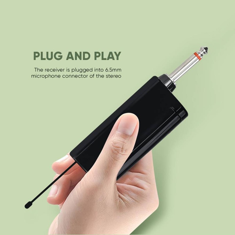 SonicGear Palladium - WM3000UL - 1x Handset Wireless UHF Microphone with Rechargeable Receiver