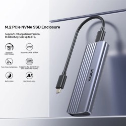 Unitek USB-C NVME PCIe Enclosure 10Gbps - S1241B - USB-C, NVME PCIe Enclosure, 10Gbps — Buy in Cyprus with Fast Delivery