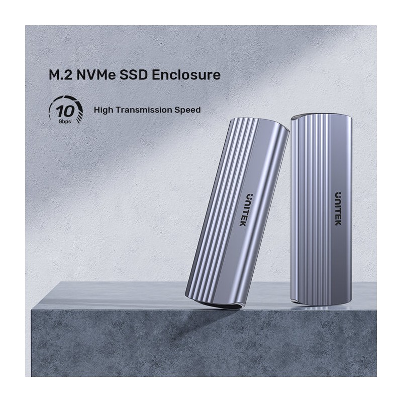 Unitek USB-C NVME PCIe Enclosure 10Gbps - S1241B - USB-C, NVME PCIe Enclosure, 10Gbps — Buy in Cyprus with Fast Delivery