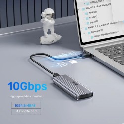 Unitek USB-C NVME PCIe Enclosure 10Gbps - S1241B - USB-C, NVME PCIe Enclosure, 10Gbps — Buy in Cyprus with Fast Delivery