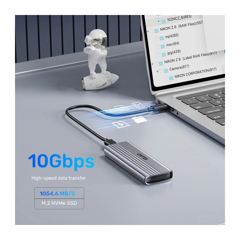 Unitek USB-C NVME PCIe Enclosure 10Gbps - S1241B - USB-C, NVME PCIe Enclosure, 10Gbps — Buy in Cyprus with Fast Delivery
