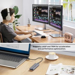 Unitek USB-C NVME PCIe Enclosure 10Gbps - S1241B - USB-C, NVME PCIe Enclosure, 10Gbps — Buy in Cyprus with Fast Delivery