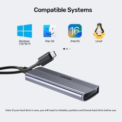 Unitek USB-C NVME PCIe Enclosure 10Gbps - S1241B - USB-C, NVME PCIe Enclosure, 10Gbps — Buy in Cyprus with Fast Delivery