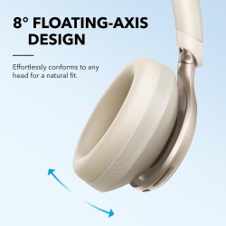 Anker Soundcore Headphones - HiRes ANC Space One White — Buy in Cyprus with Fast Delivery
